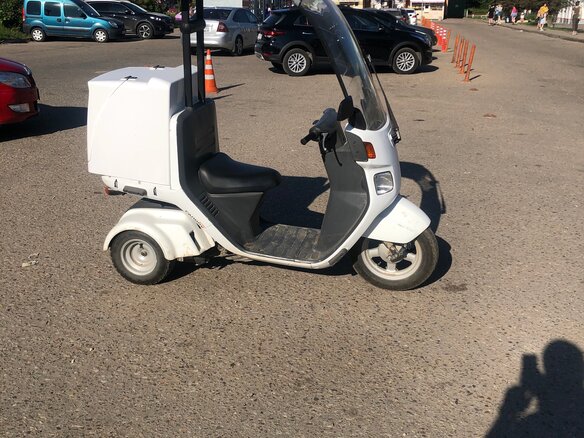 2015 Honda Gyro, белый, 200000 рублей