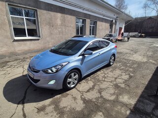 2011 Hyundai Elantra V (MD), голубой, 1100000 рублей, вид 4