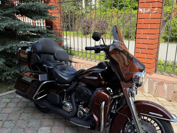 2011 Harley-Davidson Ultra Limited, коричневый, 1490000 рублей - вид 11