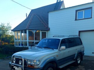 1997 Toyota Land Cruiser 80 Series Рестайлинг, серый, 8200000 рублей, вид 1