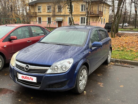 2007 Opel Astra H, синий, 550000 рублей