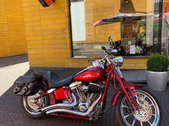 2007 Harley-Davidson CVO, красный - вид 34