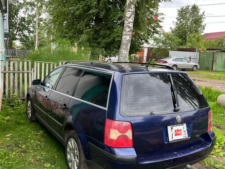 2001 Volkswagen Passat B5 Рестайлинг, синий, 555000 рублей, вид 2