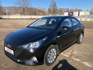 2020 Hyundai Solaris II Рестайлинг, чёрный, 1700000 рублей, вид 1