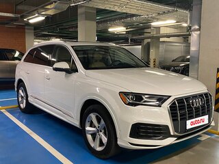 2021 Audi Q7 45 TFSI II (4M) Рестайлинг, белый, 5100000 рублей, вид 1