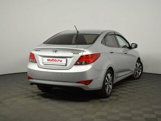 2015 Hyundai Solaris I Рестайлинг, серебристый, 850000 рублей, вид 3