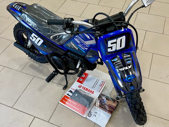 2021 Yamaha PW50/PW80, синий, 138000 рублей - вид 1