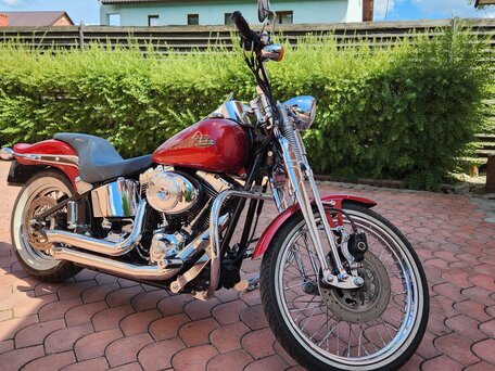 2004 Harley-Davidson Springer Softail, красный, 850000 рублей, вид 1