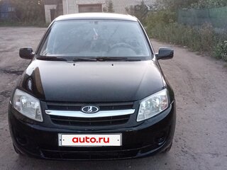 2012 Lada (ВАЗ) Granta I, чёрный, 195000 рублей, вид 1