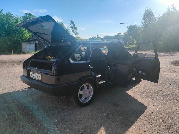 2004 Lada (ВАЗ) 21093i, чёрный, 390000 рублей - вид 4