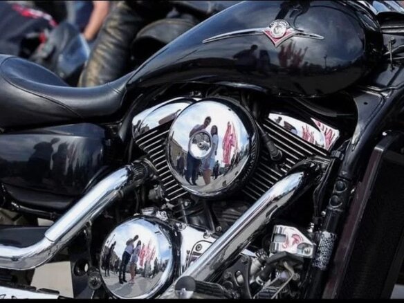 2006 Kawasaki VN1600 Vulcan, чёрный, 580000 рублей - вид 16
