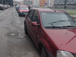 2008 Renault Logan I, красный, 270000 рублей, вид 1