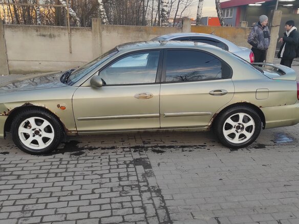 1999 Hyundai Sonata IV (EF), зелёный, 400000 рублей - вид 4