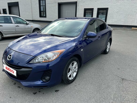 2012 Mazda 3 II (BL) Рестайлинг, синий, 900000 рублей - вид 1