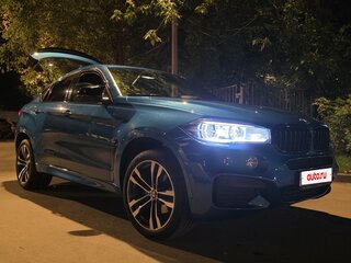 2019 BMW X6 30d II (F16), голубой, 5499000 рублей, вид 2