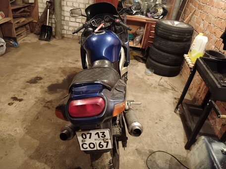 1995 Kawasaki ZZR 400, синий, 200000 рублей, вид 5