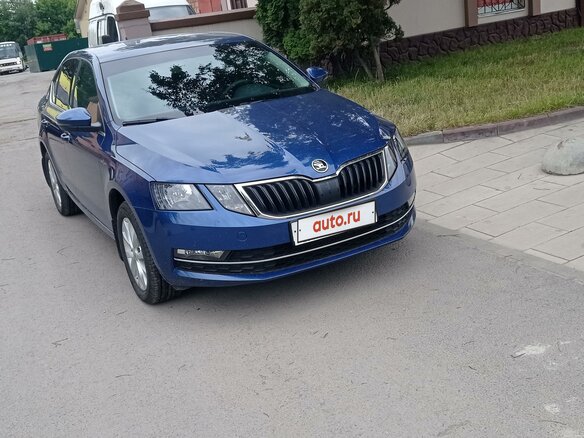 2020 Skoda Octavia III (A7) Рестайлинг, синий - вид 13