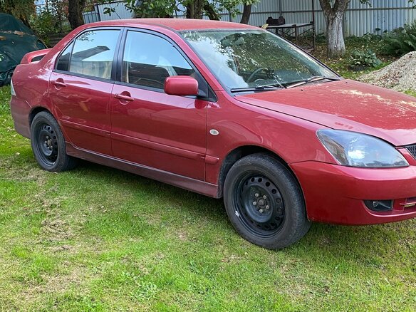 2005 Mitsubishi Lancer IX Рестайлинг, красный, 400000 рублей - вид 1