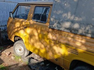 1987 Volkswagen Transporter 5-speed T3, жёлтый, 550000 рублей, вид 1