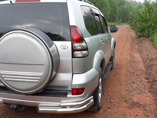2005 Toyota Land Cruiser Prado 5-speed 120 Series, серебристый, 2100000 рублей, вид 5