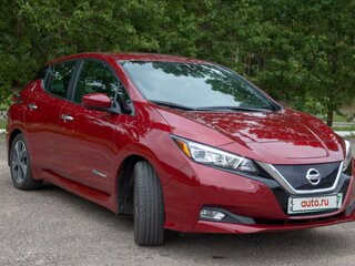2018 Nissan Leaf II (ZE1), красный, 2155895 рублей, вид 3