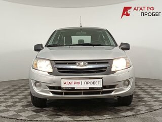 2014 Lada (ВАЗ) Granta I, серебристый, 590000 рублей, вид 2