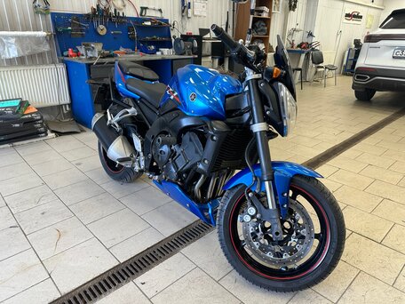 2007 Yamaha FZ1, голубой, 630000 рублей, вид 1