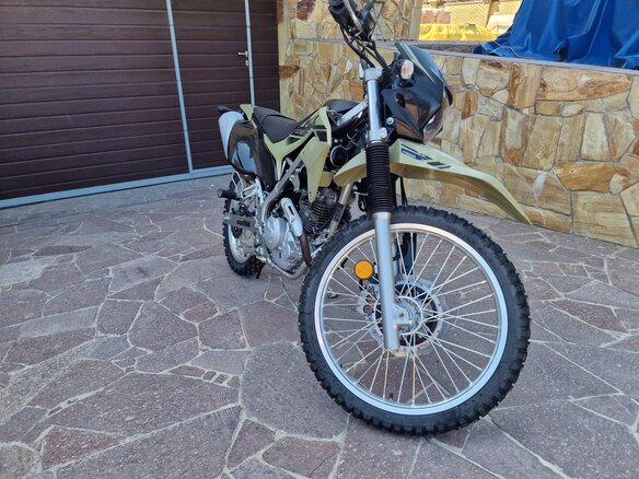 2021 Kawasaki KLX 230, зелёный, 550000 рублей - вид 5