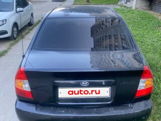 2009 Hyundai Accent ТагАЗ II, чёрный, 250000 рублей, вид 2