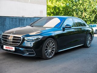 2021 Mercedes-Benz S-Класс 450 Long 4MATIC VII (W223), чёрный, 11450000 рублей, вид 2