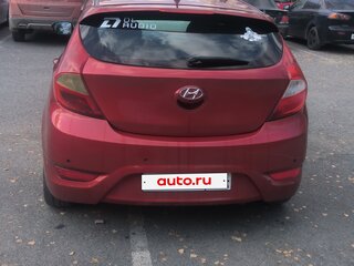 2012 Hyundai Solaris I, красный, 745000 рублей, вид 3
