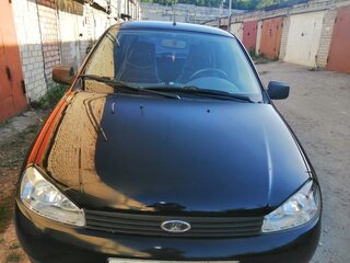 2012 Lada (ВАЗ) Kalina I, чёрный, 380000 рублей, вид 1