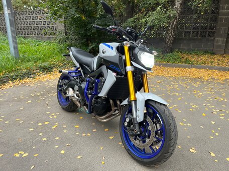 2015 Yamaha MT-09 (FZ-09), серый, 620000 рублей, вид 1