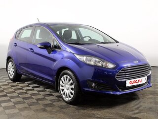 2017 Ford Fiesta Mk6 Рестайлинг, синий, 850000 рублей, вид 3