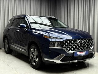 2021 Hyundai Santa Fe IV Рестайлинг, синий, 3449000 рублей, вид 2