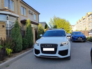 2014 Audi Q7 I (4L) Рестайлинг, белый, 2970000 рублей, вид 1