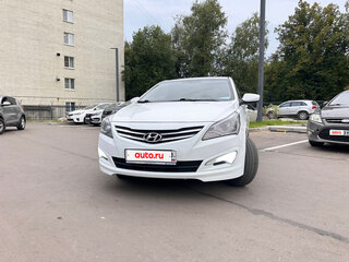 2015 Hyundai Solaris I Рестайлинг, белый, 980000 рублей, вид 5