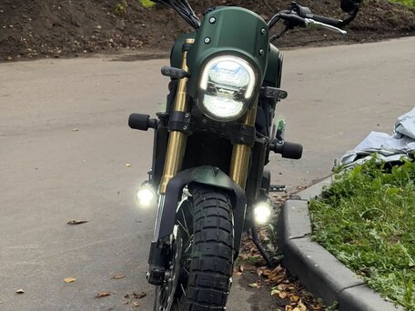 2025 Benelli Leoncino 800 Trail, зелёный, 700000 рублей, вид 3
