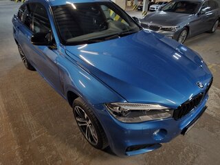 2019 BMW X6 30d II (F16), голубой, 5499000 рублей, вид 4
