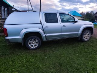 2011 Volkswagen Amarok I, серебристый, 1350000 рублей, вид 3