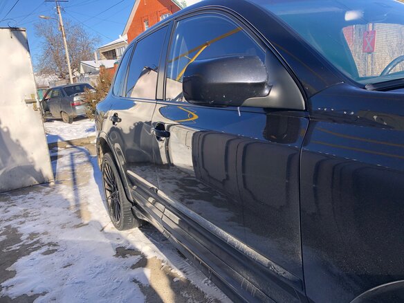 2007 Porsche Cayenne Turbo I Рестайлинг (957), чёрный, 1500000 рублей - вид 34