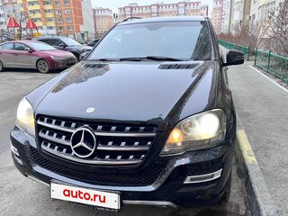 2010 Mercedes-Benz M-Класс 350 II (W164) Рестайлинг, чёрный, 1450000 рублей, вид 1