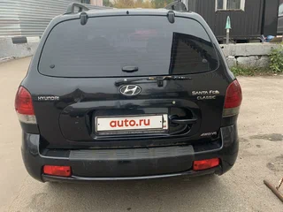 2008 Hyundai Santa Fe Classic Classic, чёрный, 450000 рублей, вид 3