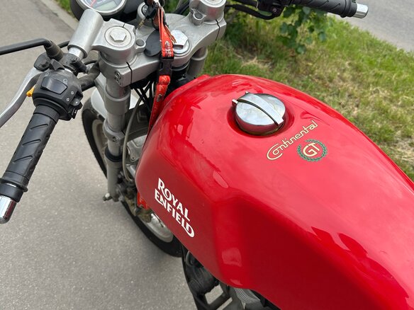 2014 Royal Enfield Continental GT, красный, 498000 рублей - вид 7