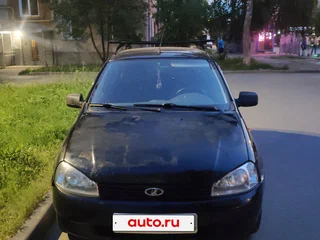 2012 Lada (ВАЗ) Kalina I, чёрный, 110000 рублей, вид 1