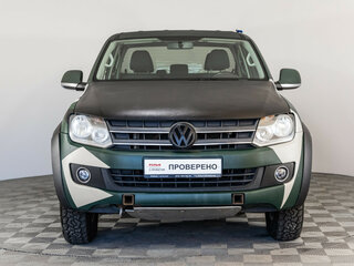 2011 Volkswagen Amarok I, зелёный, 1210000 рублей, вид 2
