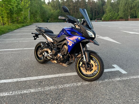 2017 Yamaha MT-09 Tracer (FJ-09), синий, 720000 рублей - вид 12