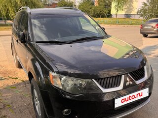 2008 Mitsubishi Outlander II, чёрный, 920000 рублей, вид 3