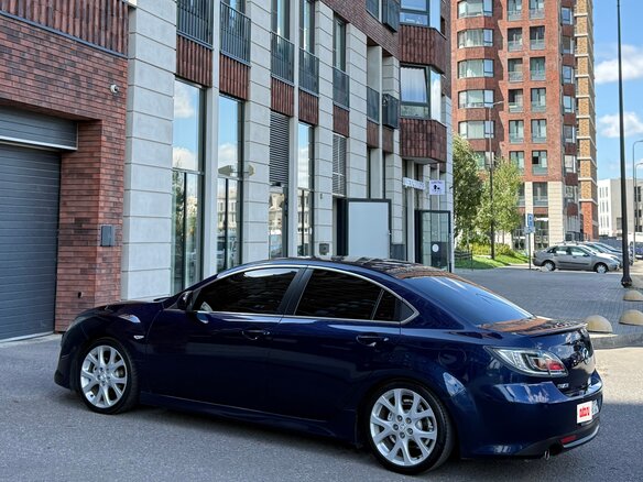 2008 Mazda 6 II (GH), синий, 875000 рублей - вид 6
