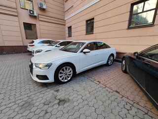 2021 Audi A6 40 TDI V (C8), белый, 3550000 рублей, вид 3
